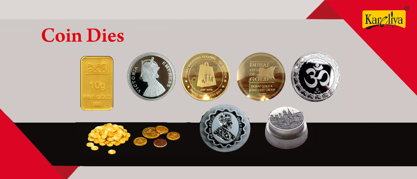 Silver Gold Embossing Coins Die Maker Rajkot Gujarat India